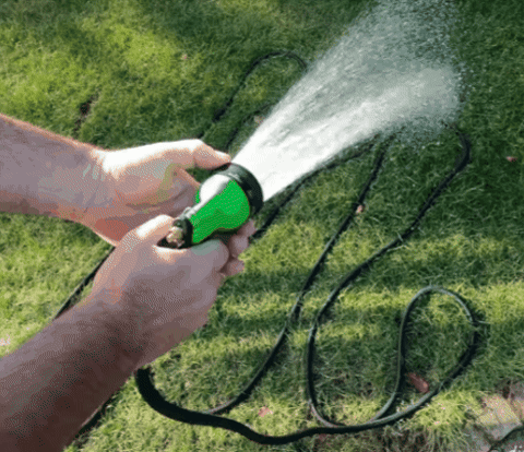 💦 BVJ® Multi-Purpose High-Pressure Water Gun | Green outdoor water spray tool | Watering and Cleaning - DW
