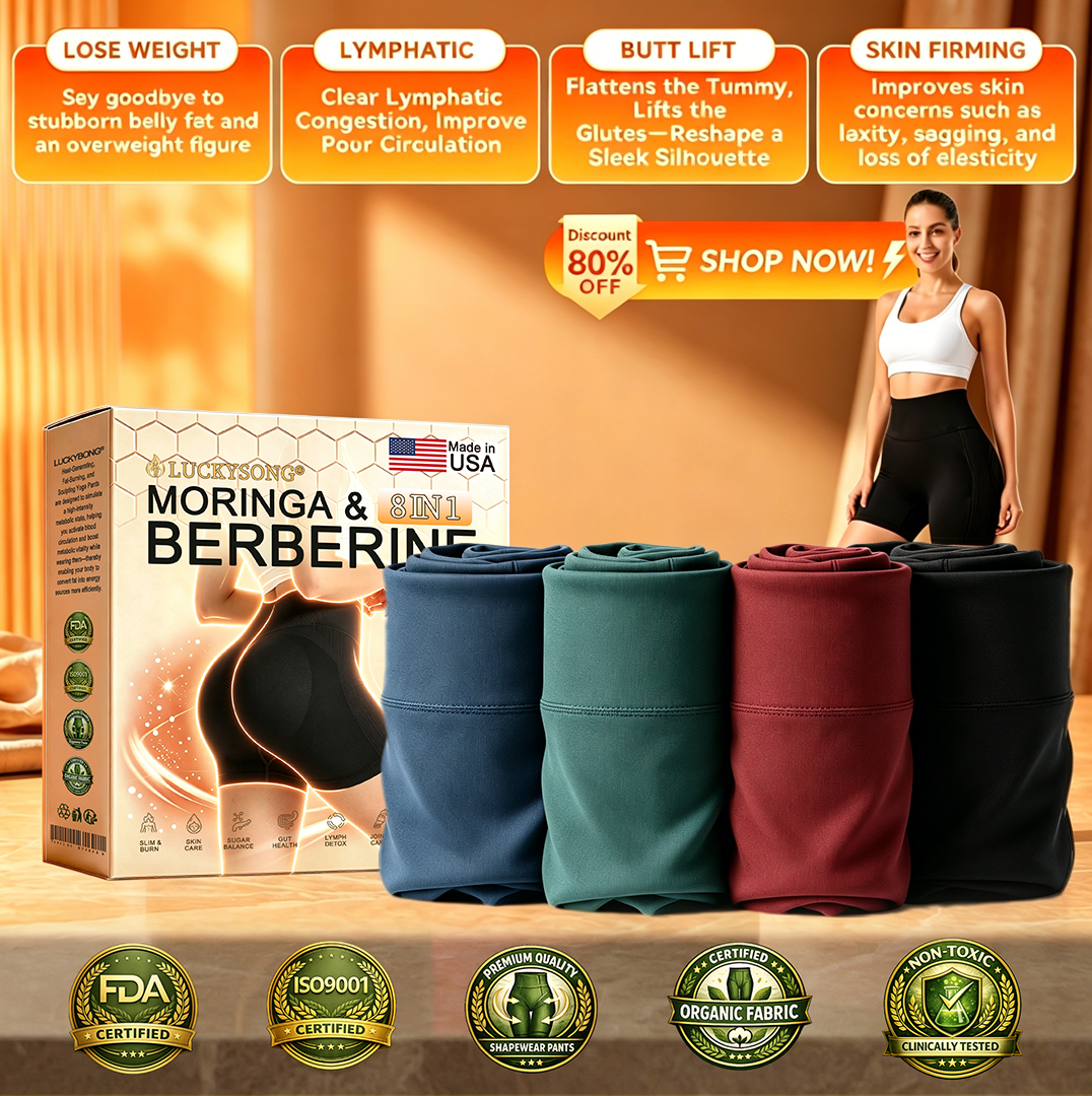 🇺🇸 𝐎𝐟𝐟𝐢𝐜𝐢𝐚𝐥 𝐁𝐫𝐚𝐧𝐝 𝐒𝐭𝐨𝐫𝐞 | 🍒 LUCKYSONG® 2026 8-in-1  Thermo Fat-Burning & Butt-Lifting Yoga Slimming Pants