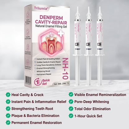 🇺🇸 Official Store | ✨ Trilumia® DenPerm🦷 Cavity-Repair Natural Enamel Filling Gel