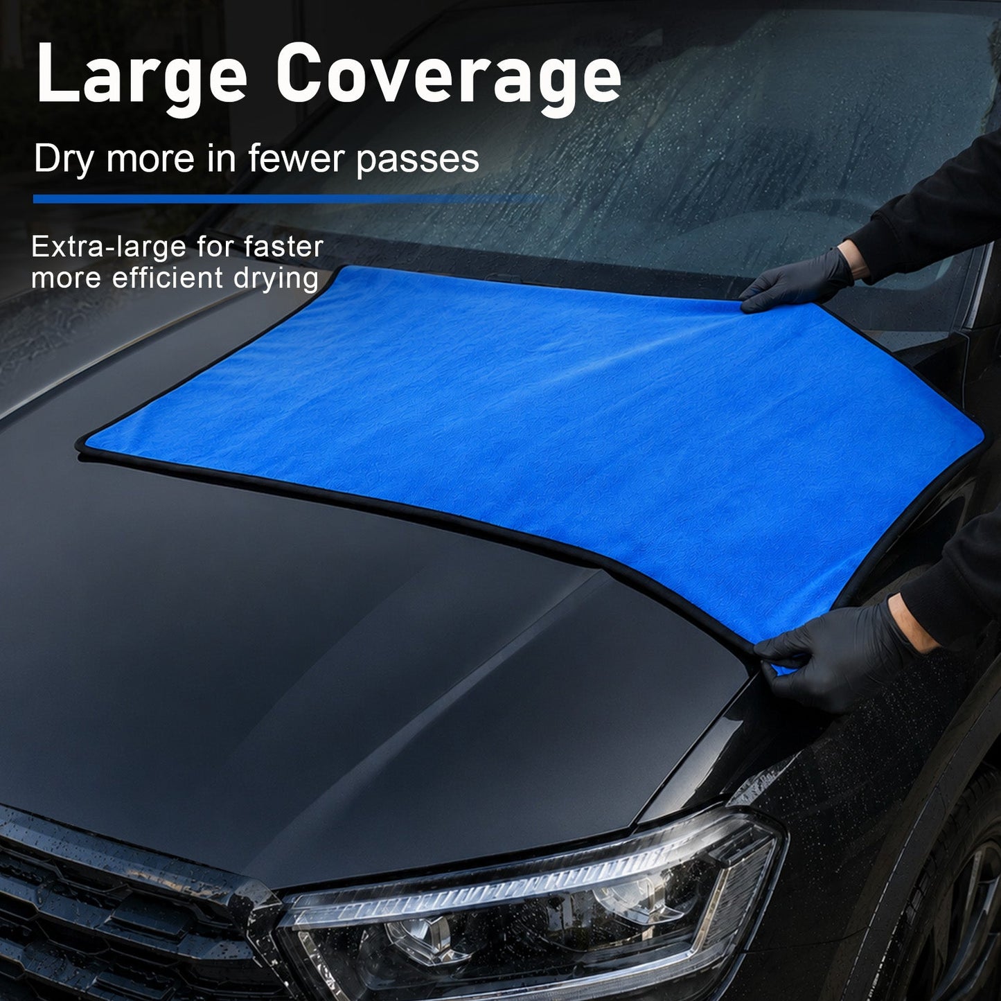 🔥 LUCKYSONG® Ultra-Absorbent Car Drying Towel – Streak-Free & Scratch-Free 🚗
