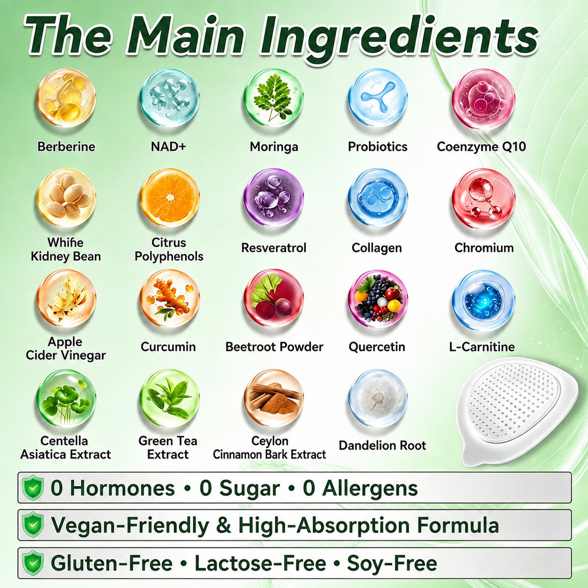 🇺🇸 𝐇𝐞𝐚𝐥𝐫𝐢𝐳𝐞®🚀⚡️ 10-in-1 Nano Microneedle Patch | Moringa + Berberine + NAD+ | Daily Weight & Metabolic Support