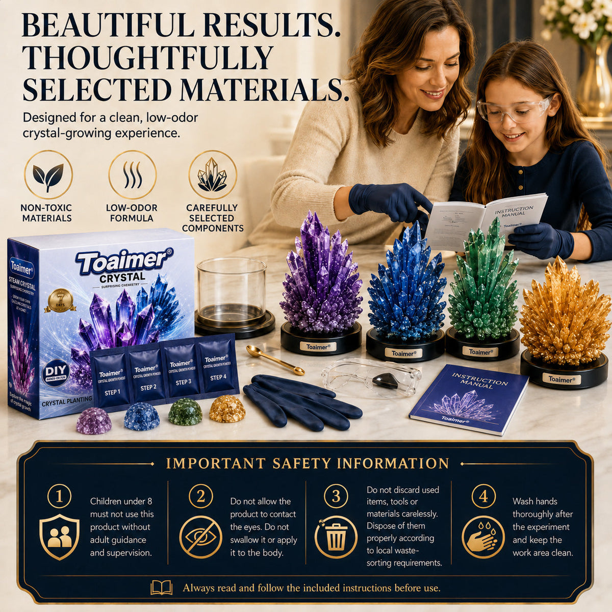 🎉Save 50% Today | 💎Toaimer® CrystalGenesis — Grow Your Own Luxury Crystal Jewelry💎