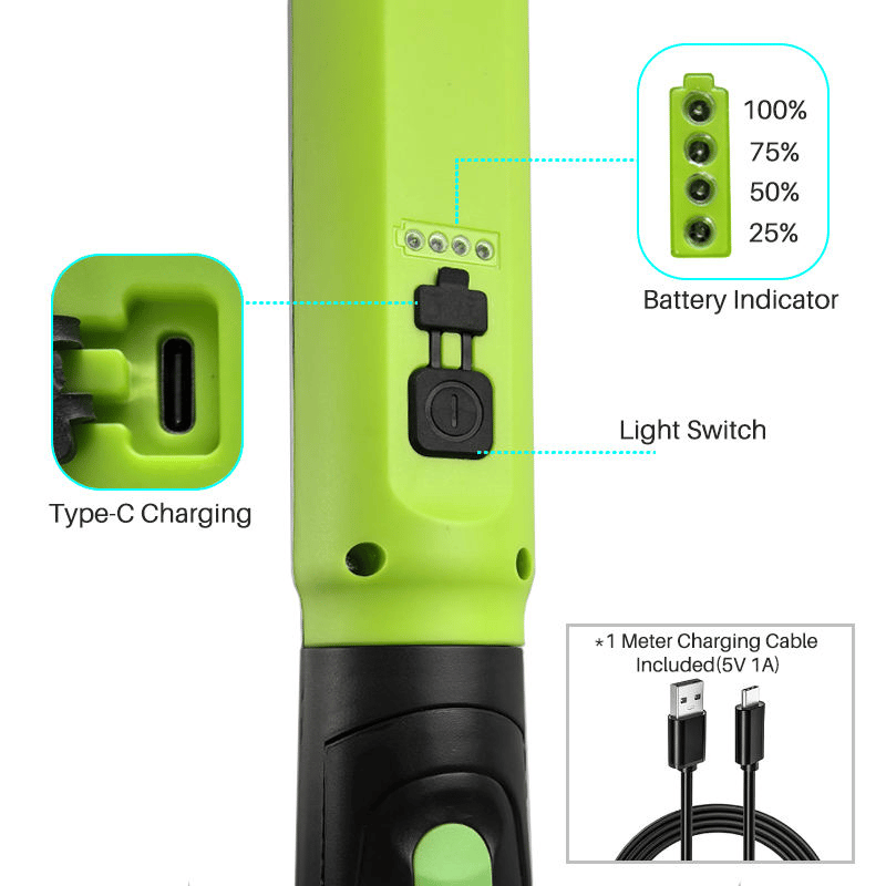 🔥REBYIPO® Hot Sale 49% off🌟🔦Multifunctional magnetic rechargeable work light💡