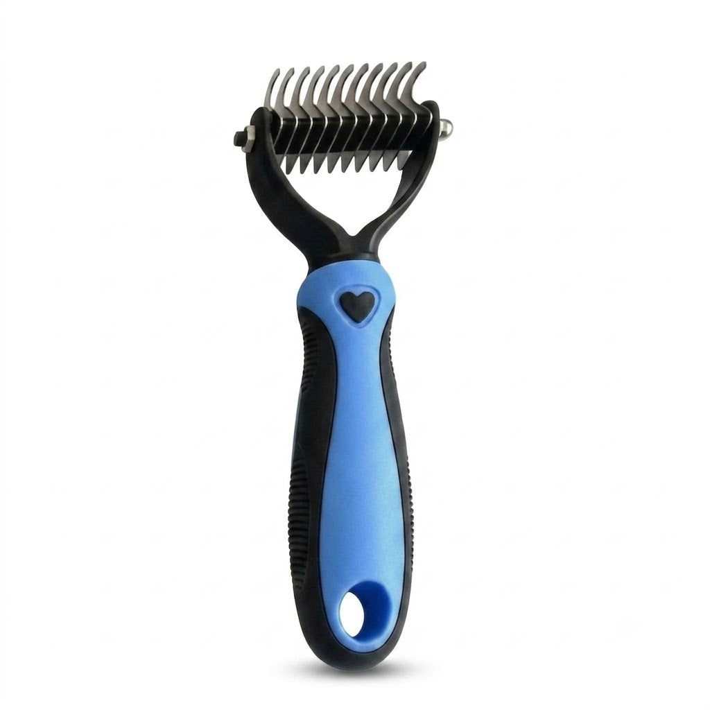 🐶Billhol®🐱 2-in-1 Professional Pet Dematting Comb✂ | Gentle Undercoat Rake & Shedding Brush for Dogs & Cats🐶🐱