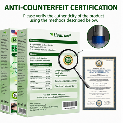 🇺🇸 𝐇𝐞𝐚𝐥𝐫𝐢𝐳𝐞®🚀⚡️ 10-in-1 Nano Microneedle Patch | Moringa + Berberine + NAD+ | Daily Weight & Metabolic Support