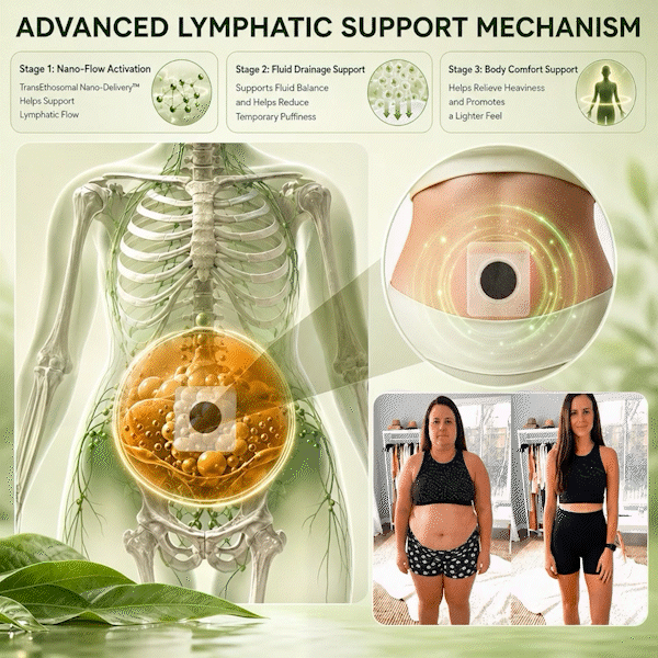 𝐌𝐚𝐝𝐞 𝐢𝐧 𝐔𝐒𝐀丨CureVivo® 💥Advanced Nano Lymphatic Detox & Slimming Patch | Natural Fluid Balance & Body Wellness Support
