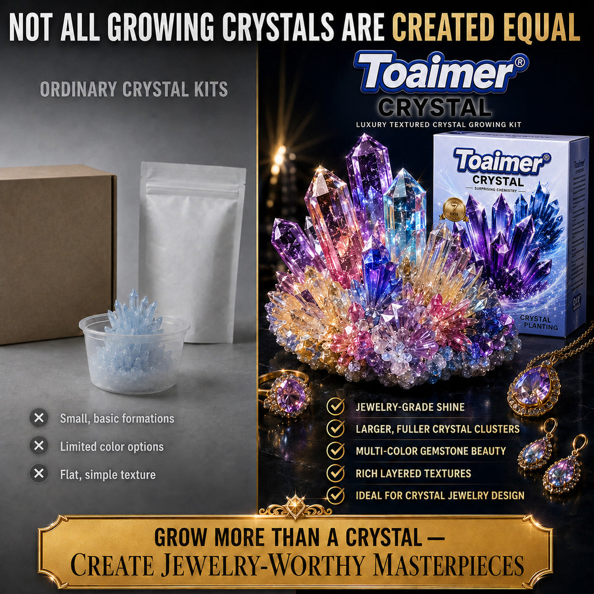 🎉Save 50% Today | 💎Toaimer® CrystalGenesis — Grow Your Own Luxury Crystal Jewelry💎