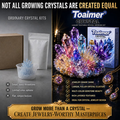 🎉Save 50% Today | 💎Toaimer® CrystalGenesis — Grow Your Own Luxury Crystal Jewelry💎