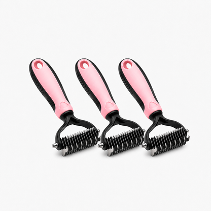🐶Billhol®🐱 2-in-1 Professional Pet Dematting Comb✂ | Gentle Undercoat Rake & Shedding Brush for Dogs & Cats🐶🐱