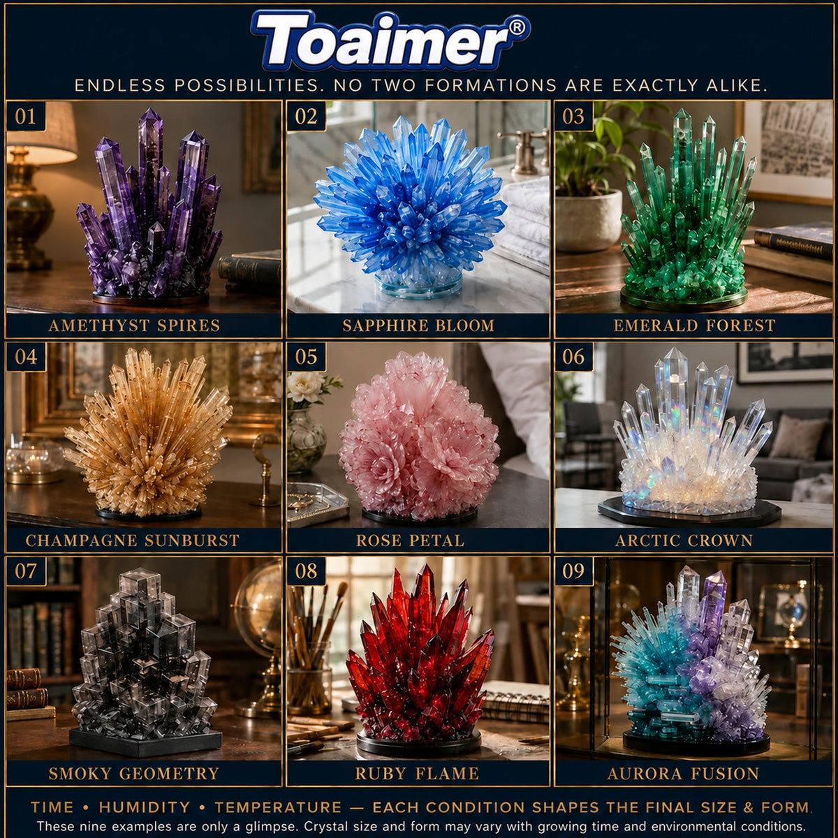 🎉Save 50% Today | 💎Toaimer® CrystalGenesis — Grow Your Own Luxury Crystal Jewelry💎