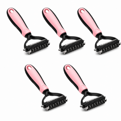 🐶Billhol®🐱 2-in-1 Professional Pet Dematting Comb✂ | Gentle Undercoat Rake & Shedding Brush for Dogs & Cats🐶🐱