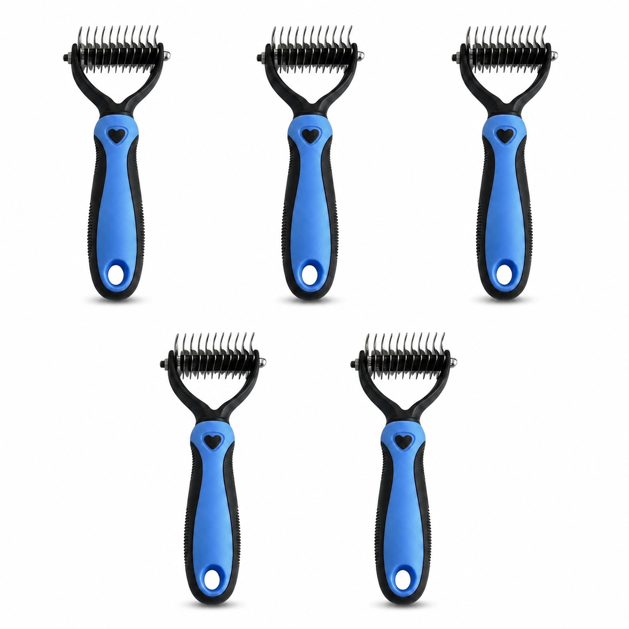 🐶Billhol®🐱 2-in-1 Professional Pet Dematting Comb✂ | Gentle Undercoat Rake & Shedding Brush for Dogs & Cats🐶🐱