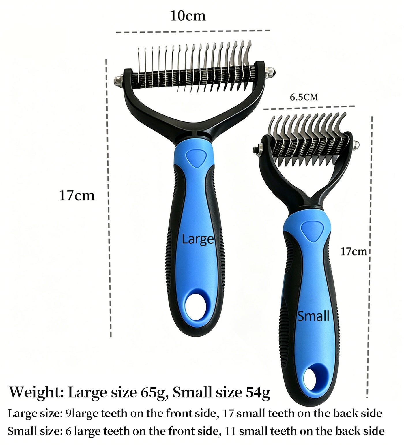 🐶Billhol®🐱 2-in-1 Professional Pet Dematting Comb✂ | Gentle Undercoat Rake & Shedding Brush for Dogs & Cats🐶🐱