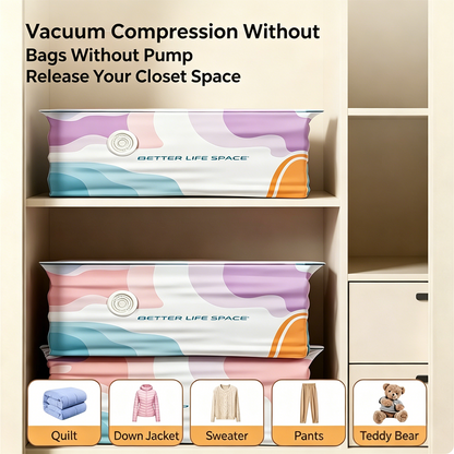 LAST DAY BUY 2 GET 1 FREE!!💕SVOZK® No-Pump 3D Vacuum Storage Bags📦Ultimate All-in-One Organizer for Clothes, Toys, Books, Stuffed Animals & Absolutely Everything! 🧸📚👕🧦