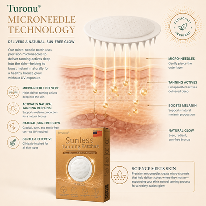 𝐎𝐟𝐟𝐢𝐜𝐢𝐚𝐥 𝐁𝐫𝐚𝐧𝐝 𝐒𝐭𝐨𝐫𝐞 |🗽Turonu® Sunless Transdermal Tanning Patch⭐ — Awaken Your Natural Bronze