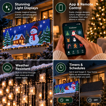 MerryPixels smart animated Christmas lights — product image 2