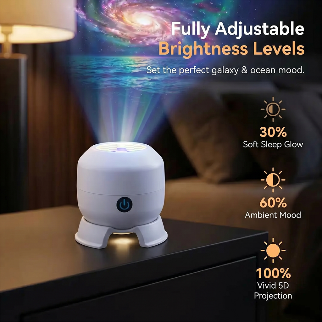 ✨Last day 70%off🔥丨REBYIPO® Night Light Projector — Smart 5D Holographic Starry Sky & Ocean Projector 🌠