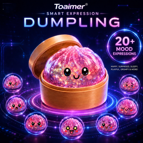 🔮 Toaimer® Magic Mood-Changing Dumpling Squishy 🥟✨ 20+ Funny Faces & Slow-Rising Stress Relief Toy