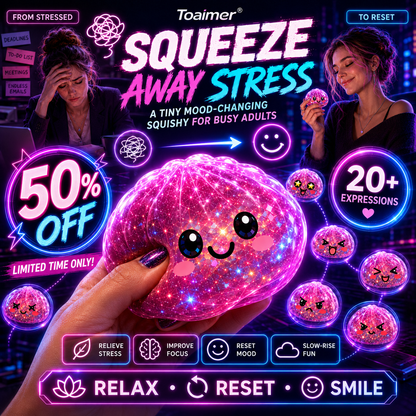 LAST DAY TO SAVE 50%🚨 ！丨Toaimer® Magic Face-Changing Dumpling Squishy🥟