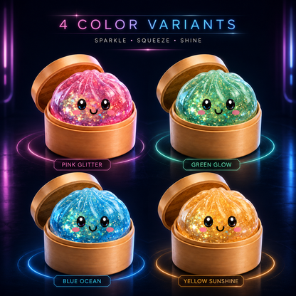 🔮 Toaimer® Magic Mood-Changing Dumpling Squishy 🥟✨ 20+ Funny Faces & Slow-Rising Stress Relief Toy