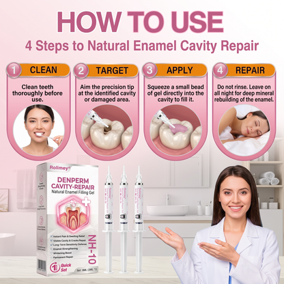 50%OFF 丨 🇺🇸Trilumia® DenPerm🦷 Cavity-Repair Natural Enamel Filling Gel🏵