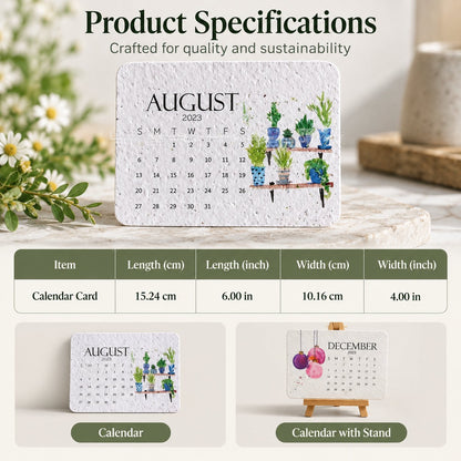 2027 Plantable Calendar