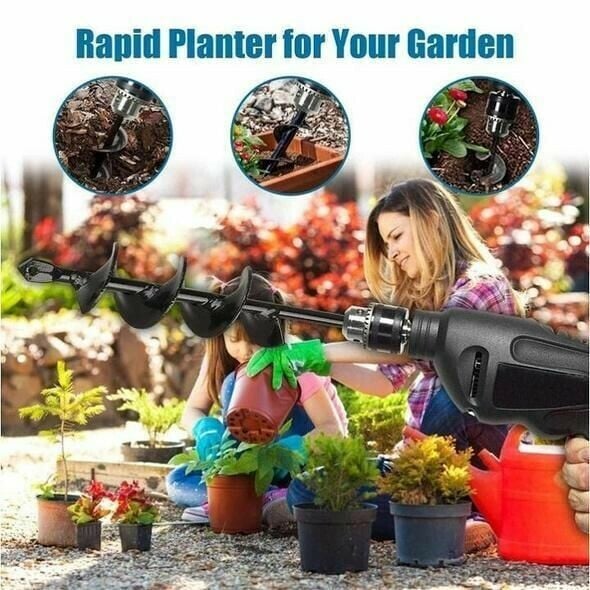 🌞 REBYIPO® Fris De Lente In Met 50% Korting!Tuinboor Spiraalboor voor Boormachine – Snel en Moeiteloos Planten van Bloembollen en Zaailingen